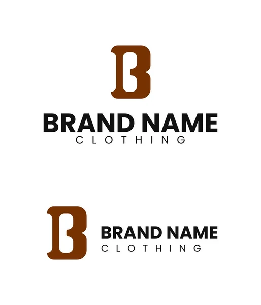 Logo Company Letter Logo Apparel Logo Logo Fashion Brands — Stock Vector