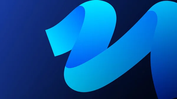추상적 추상적 웨이브 파란색기울기 파란색 파란색 디자인의 데스크톱 마우스 디자인 — 스톡 벡터