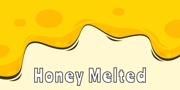 Goteando Miel Sobre Fondo Blanco Miel Naranja Derretida Miel Gotas — Vector de stock