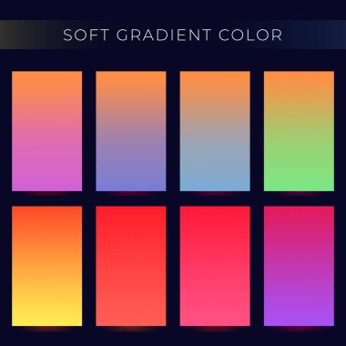 şaşırtıcı gradyan, renkli arkaplan, yumuşak gradyan rengi, duvar kağıdı veya arkaplan için yumuşak renk paleti