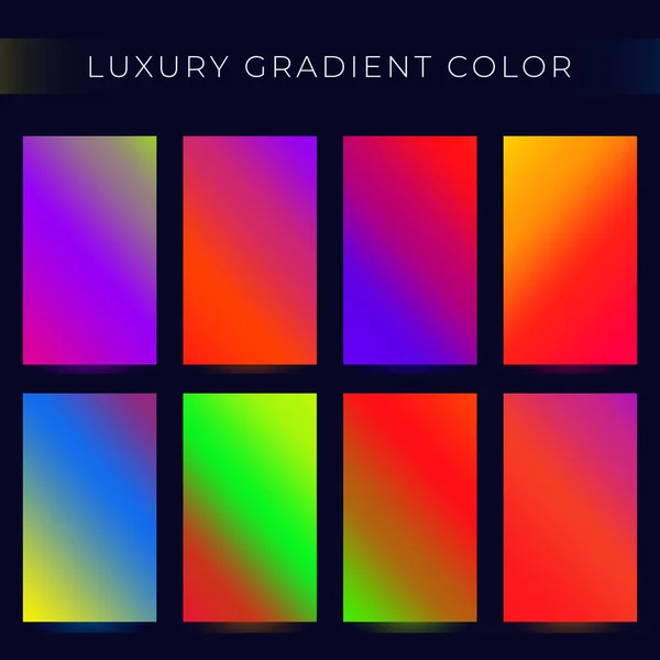 stock vector color pallete, gradient color, luxury gradient color, gradation