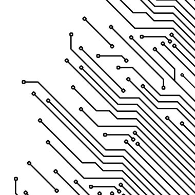 Elektrik devresi arka planı. Elektrik devresi vektörü. Dijital elektrik devre bağlantı sistemi. Mikro Elektronik devreler.