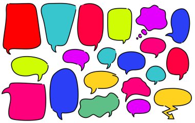 Komik konuşma balonu. Konuşma balonu metni. Şirin baloncuk mesajı. şirin konuşma balonu.