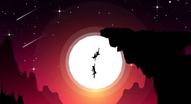 Samuray animasyon duvar kağıdı. Cadı ve ejderhalı samuraylar. Japon temalı duvar kağıdı. manzara fantezi samuray duvar kağıdı.