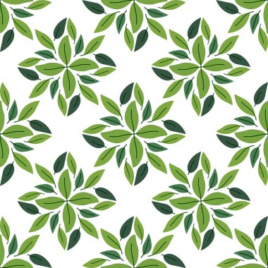 Kusursuz bir arka plan bırakıyor. Çay yaprağı deseni. Arkasında iz bırakıyor. Yaprak arkaplanı olan kusursuz desenler