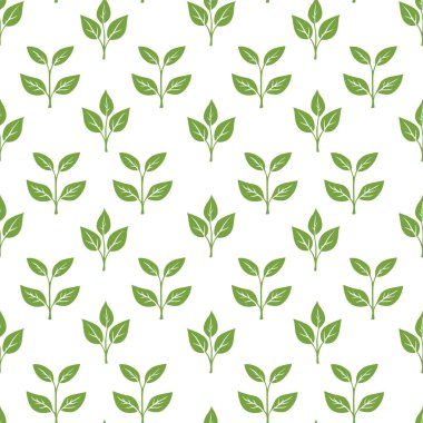 Kusursuz bir arka plan bırakıyor. Çay yaprağı deseni. Arkasında iz bırakıyor. Yaprak arkaplanı olan kusursuz desenler