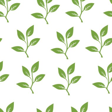 Kusursuz bir arka plan bırakıyor. Çay yaprağı deseni. Arkasında iz bırakıyor. Yaprak arkaplanı olan kusursuz desenler