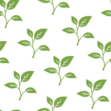 Kusursuz bir arka plan bırakıyor. Çay yaprağı deseni. Arkasında iz bırakıyor. Yaprak arkaplanı olan kusursuz desenler