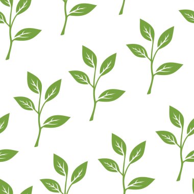 Kusursuz bir arka plan bırakıyor. Çay yaprağı deseni. Arkasında iz bırakıyor. Yaprak arkaplanı olan kusursuz desenler