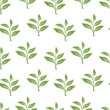 Kusursuz bir arka plan bırakıyor. Çay yaprağı deseni. Arkasında iz bırakıyor. Yaprak arkaplanı olan kusursuz desenler