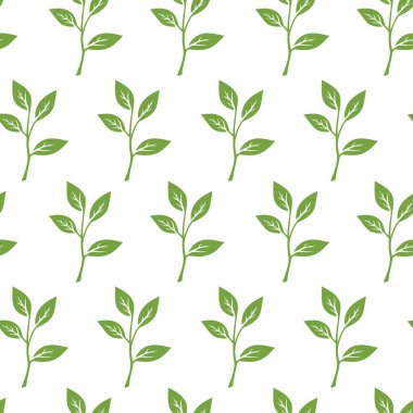 Kusursuz bir arka plan bırakıyor. Çay yaprağı deseni. Arkasında iz bırakıyor. Yaprak arkaplanı olan kusursuz desenler