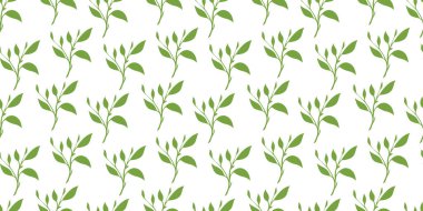 Kusursuz bir arka plan bırakıyor. Çay yaprağı deseni. Arkasında iz bırakıyor. Yaprak arkaplanı olan kusursuz desenler