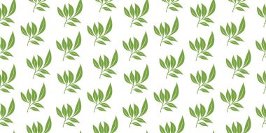 Kusursuz bir arka plan bırakıyor. Çay yaprağı deseni. Arkasında iz bırakıyor. Yaprak arkaplanı olan kusursuz desenler