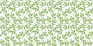 Kusursuz bir arka plan bırakıyor. Çay yaprağı deseni. Arkasında iz bırakıyor. Yaprak arkaplanı olan kusursuz desenler