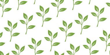 Kusursuz bir arka plan bırakıyor. Çay yaprağı deseni. Arkasında iz bırakıyor. Yaprak arkaplanı olan kusursuz desenler