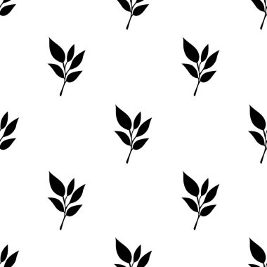 Geriye vektör kalıbı bırakıyor. Çay yaprağı deseni. Arkasında iz bırakıyor. Yaprak arkaplanı olan kusursuz desenler.