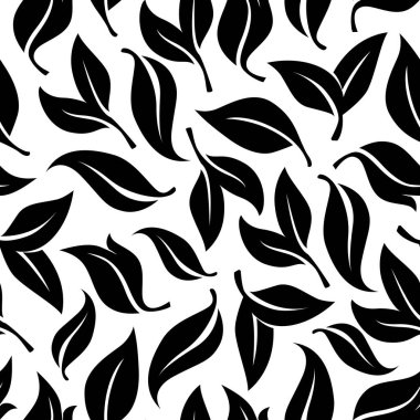 Geriye vektör kalıbı bırakıyor. Çay yaprağı deseni. Arkasında iz bırakıyor. Yaprak arkaplanı olan kusursuz desenler.