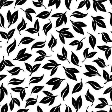 Geriye vektör kalıbı bırakıyor. Çay yaprağı deseni. Arkasında iz bırakıyor. Yaprak arkaplanı olan kusursuz desenler.