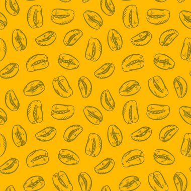 Kahve çekirdekleri desenli. Kahve çekirdekleri. Kahve çekirdekleri duvar kağıdı. Kahve Fasulyeleri Paketleme Çizimi.