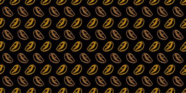 Kahve çekirdekleri desenli. Kahve çekirdekleri. Kahve çekirdekleri duvar kağıdı. Kahve Fasulyeleri Paketleme Çizimi.