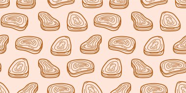 Biftek desenli karalama. Et desenli karalama. Biftek Etsiz Desen arkaplanı.