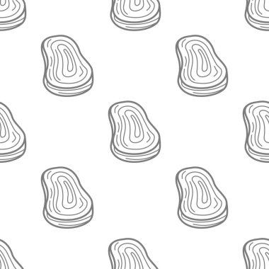 Biftek desenli karalama. Et desenli karalama. Biftek Etsiz Desen arkaplanı.