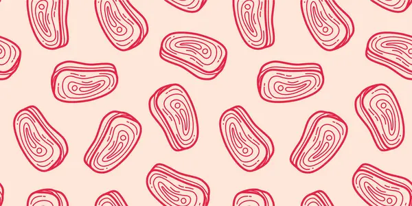 Biftek desenli karalama. Et desenli karalama. Biftek Etsiz Desen arkaplanı.