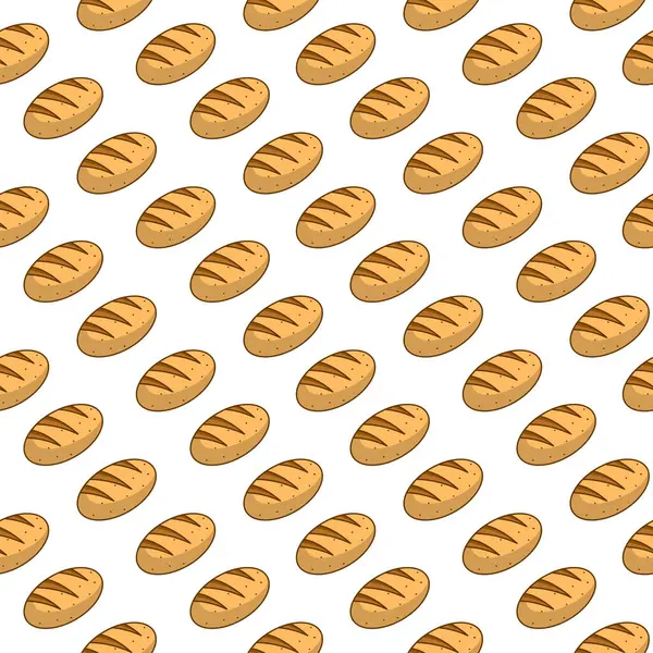 Ekmek desenli arka plan. Fırın tema modeli arka planı. Ekmeğin kusursuz deseni. Ekmekli kusursuz desen. ekmek deseni çizimi.
