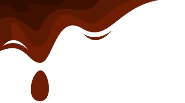 Çikolata dalgası arka planı. Çikolata arkaplanı. Çikolata sıvısı arka plan. soyut çikolata arkaplanı.