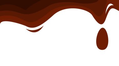 Çikolata dalgası arka planı. Çikolata arkaplanı. Çikolata sıvısı arka plan. soyut çikolata arkaplanı.