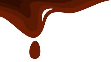 Çikolata dalgası arka planı. Çikolata arkaplanı. Çikolata sıvısı arka plan. soyut çikolata arkaplanı.