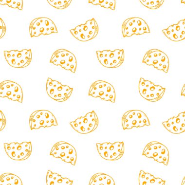 Peynir desenli arka plan. Kusursuz Peynir Deseni. Peynir desenli arka plan. Peynir karalama resimleme arkaplanının kusursuz deseni.