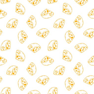 Peynir desenli arka plan. Kusursuz Peynir Deseni. Peynir desenli arka plan. Peynir karalama resimleme arkaplanının kusursuz deseni.