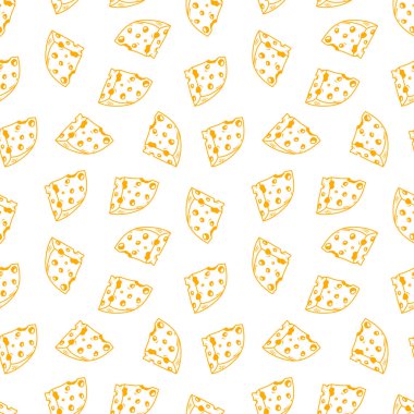 Peynir desenli arka plan. Kusursuz Peynir Deseni. Peynir desenli arka plan. Peynir karalama resimleme arkaplanının kusursuz deseni.