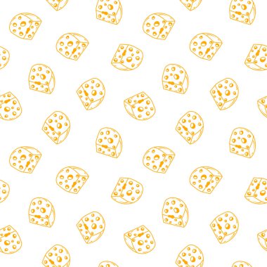 Peynir desenli arka plan. Kusursuz Peynir Deseni. Peynir desenli arka plan. Peynir karalama resimleme arkaplanının kusursuz deseni.