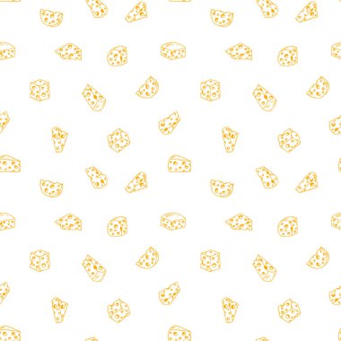 Peynir desenli arka plan. Kusursuz Peynir Deseni. Peynir desenli arka plan. Peynir karalama resimleme arkaplanının kusursuz deseni.