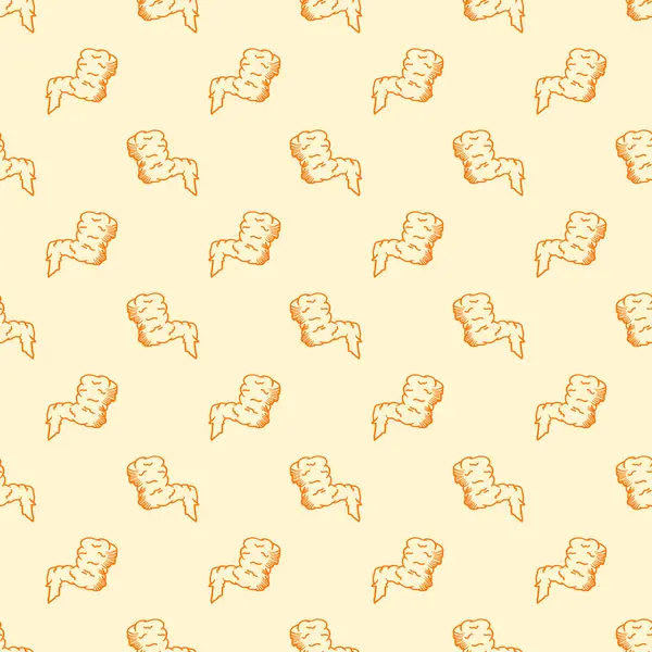 Kızarmış tavuk pürüzsüz arka plan. Kızarmış tavuk desenli karalama. Kızarmış tavuk karalaması. Fast food geçmişi. Tavuk bacağı deseni. Tavuk kanadı deseni. Hamburger deseni.