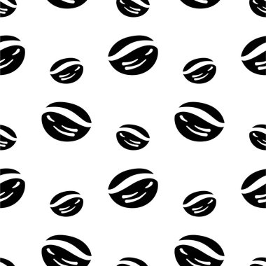 Kahve çekirdekleri desenli. Kahve çekirdekleri desenli baskı paketleme. Paketleme için kahve çekirdeği deseni. Kahve çekirdekleri ile model arka plan.