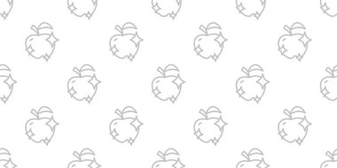 Apple Doodle Deseni geçmişi. Fruit Doodle Apple Model geçmişi. Apple Doodle paketleme için pürüzsüz desen.