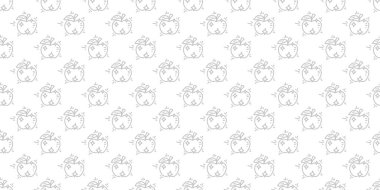 Apple Doodle Deseni geçmişi. Fruit Doodle Apple Model geçmişi. Apple Doodle paketleme için pürüzsüz desen.