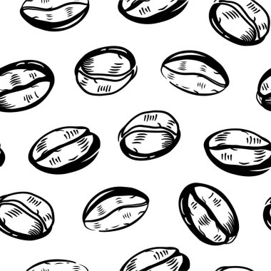 Kahve çekirdekleri desenli. Kahve çekirdekleri. Kahve çekirdekleri duvar kağıdı. Kahve çekirdeği ambalaj için patent tasarımı.