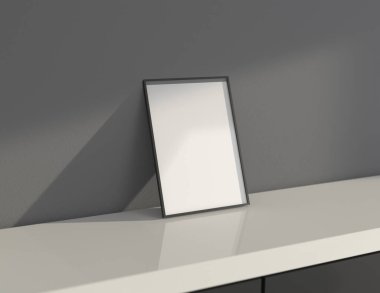 Basit ve uygun bir çerçeve görüntüyü oluşturur. Resim çerçevesi şablon oluşturur.