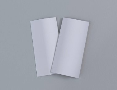 Basit ve uyumlu bir arkaplan içeren bir broşür modeli..