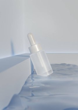 Kozmetik görüntüsü. Serum ürünü resim oluşturur.