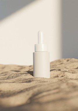 Kozmetik görüntüsü. Serum ürünü resim oluşturur.