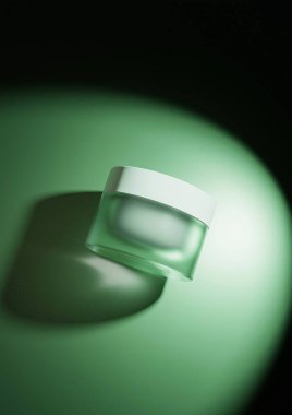 Kozmetik ürünü bir resim dosyası. Losyon ve nemlendirici ürün taklit görüntüsü. Yüz kremi ürünü.