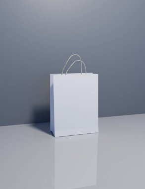 Alışveriş torbası, kağıt poşet, resim dosyası. ürün markalaşması, logo taklit resmi.