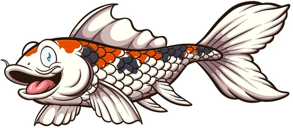 ปลาคาร ภาพเวกเตอร เกรเด ยนง ายๆ — ภาพเวกเตอร์สต็อก