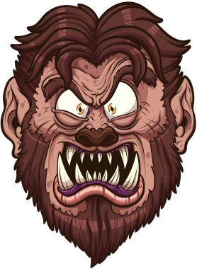 Kurtadam Surat. Basit gradyanlı vektör illüstrasyonu.