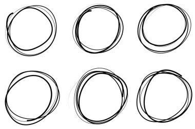 Karalama kabataslak kalem ve karalama beyaz arkaplan .vektör illüstrasyonunda izole.